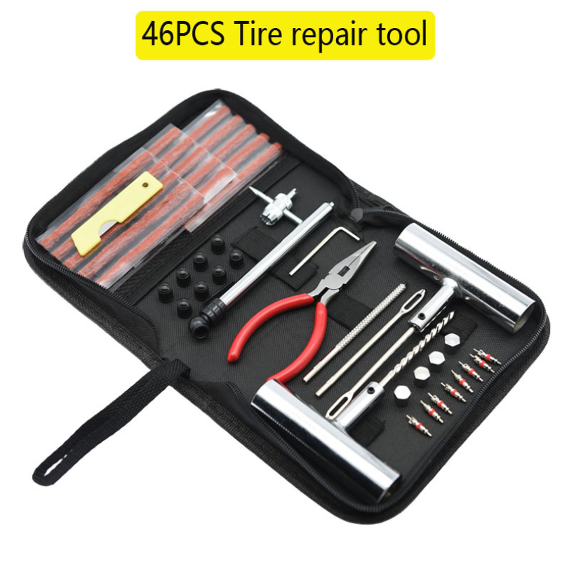 Car Emergency Tool Kit - Motorcycle Tire Repair Kit Emergency Patching