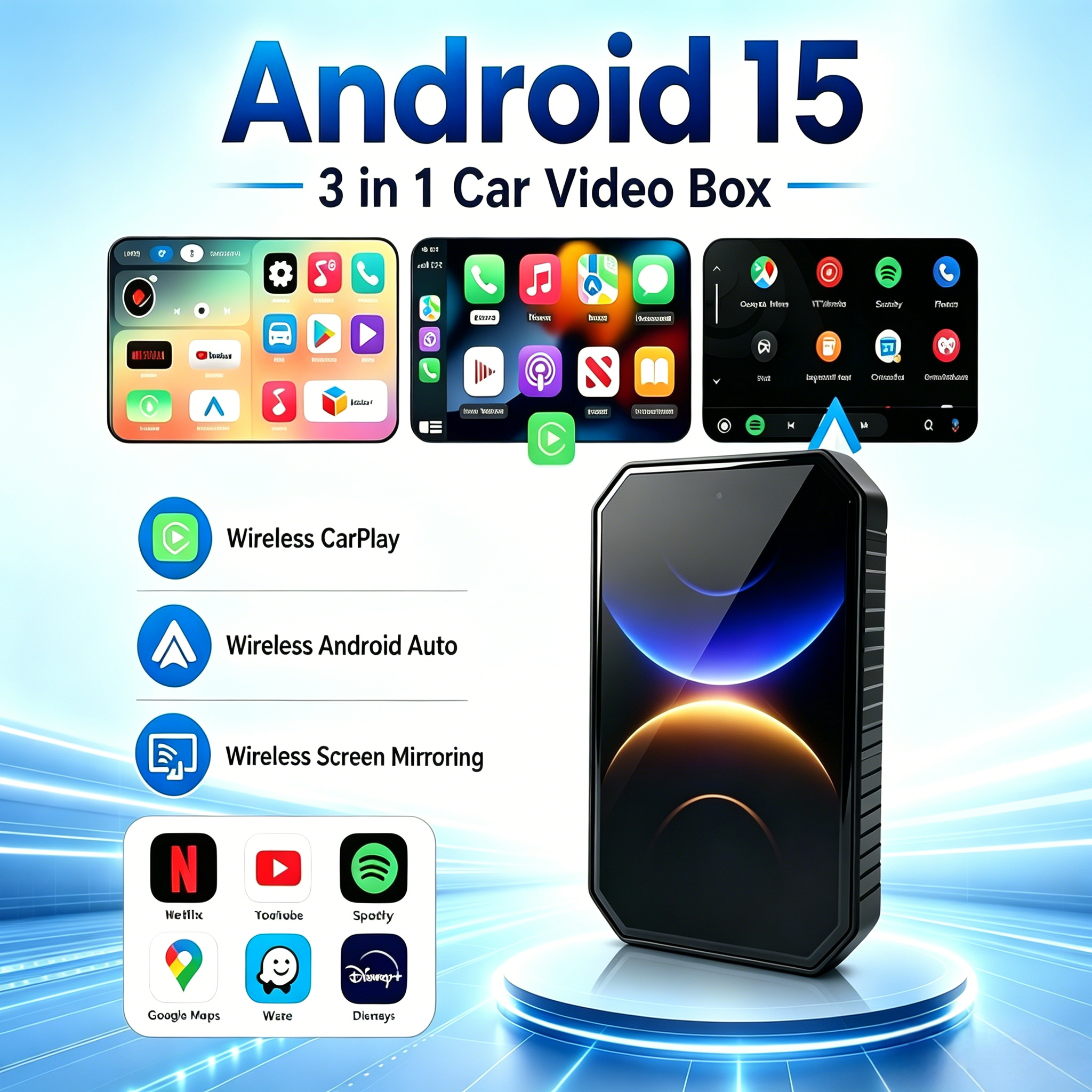 Car Accessories Usa - 2026 PLAYAIBOX Android 15 3 in