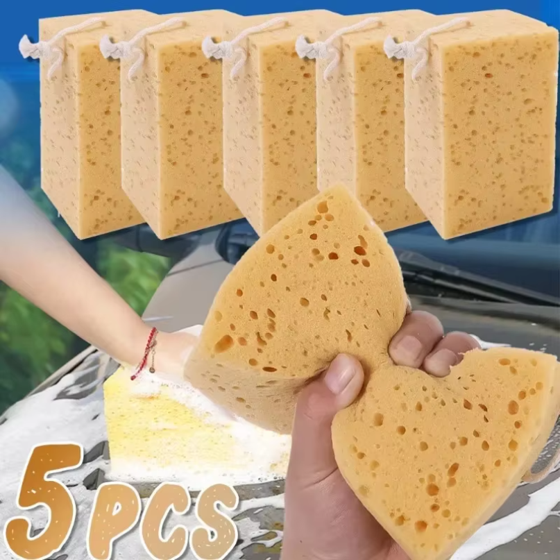 Car Detailing Brush - Car Washing Sponge Large Honeycomb Sponges