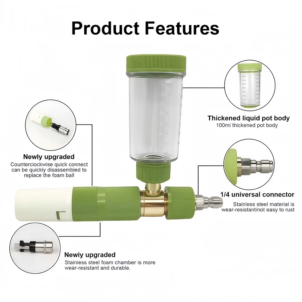100ml Handheld Snow Foam Canno - đánh giá và giá Car Accessories For Winter
