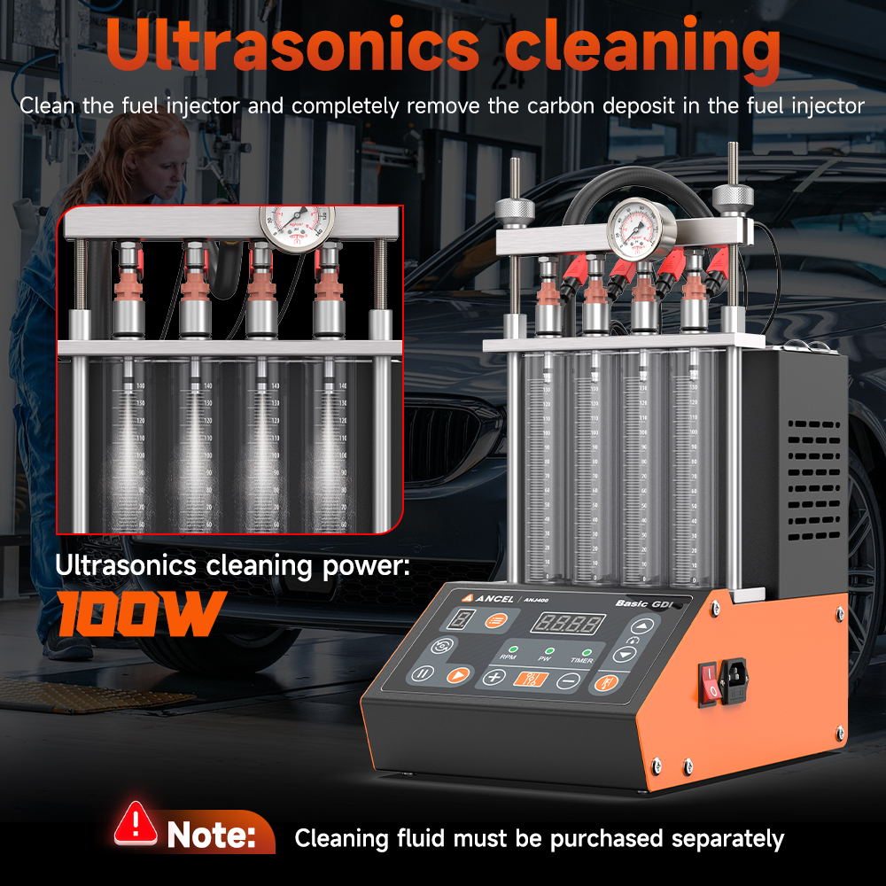 ANCEL ANJ400 GDI Piezo Fuel In - đánh giá và giá Fuel Injector Cleaner