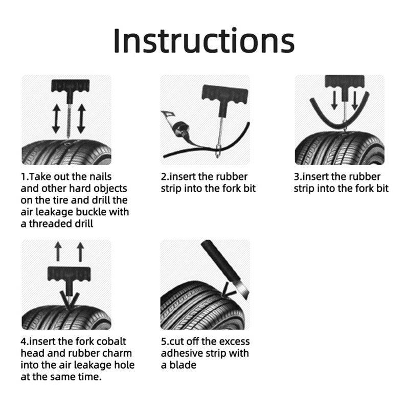 A30F-Car Tire Repair Kit Punct - đánh giá và giá Car Emergency Tool Kit
