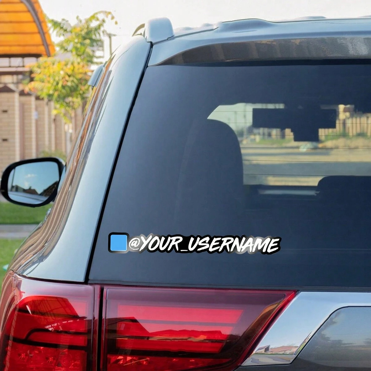 Custom Address Website Sticker - đánh giá và giá Car Accessories Name