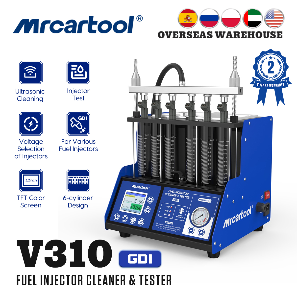 MR CARTOOL V310 Fuel Injector  - đánh giá và giá Fuel Injector Cleaner