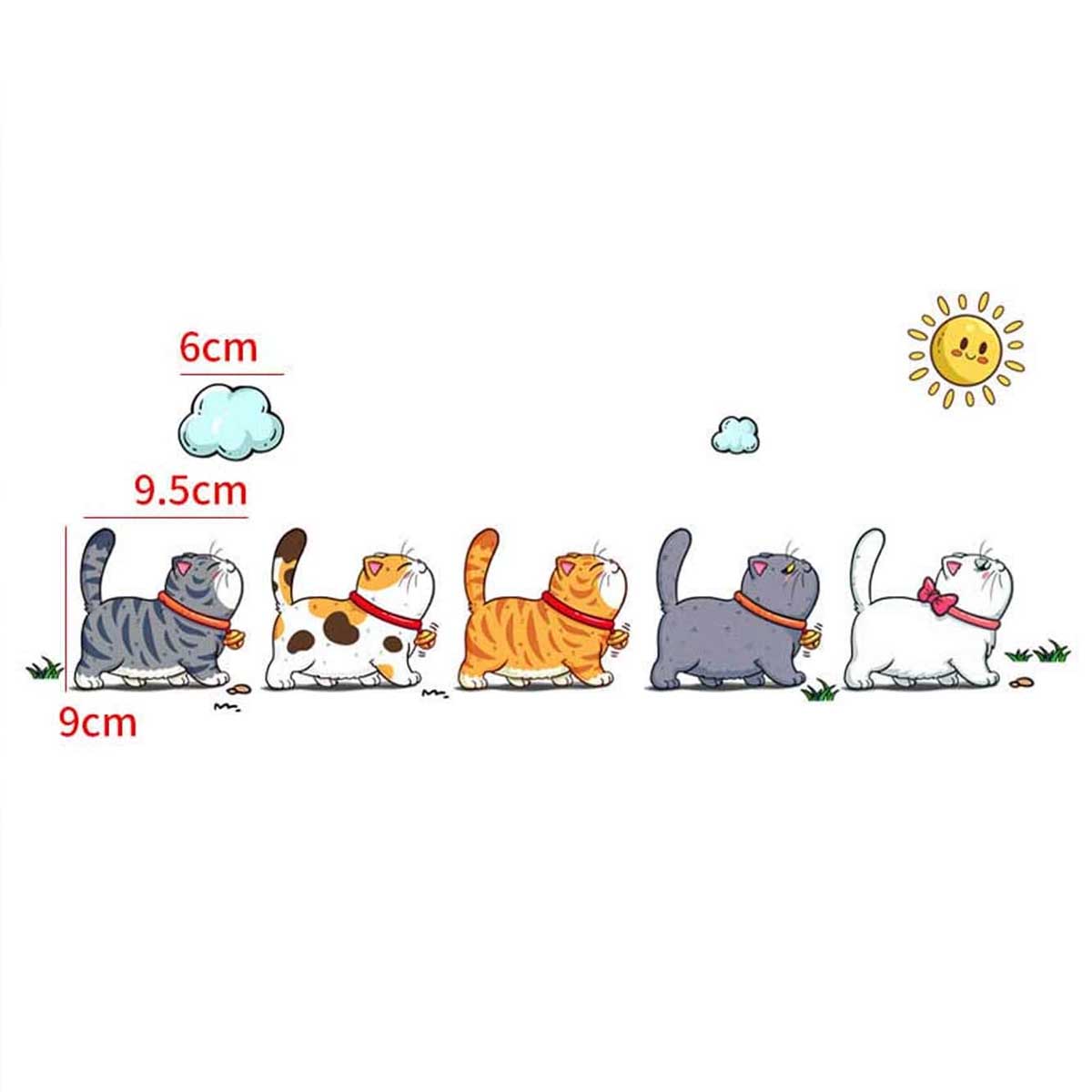 Cat cat paw car sticker 6pcs - đánh giá và giá Car Accessories For Winter