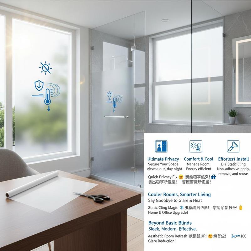 Frosted Window Cover 23.6 in x - đánh giá và giá Tinted Window Film