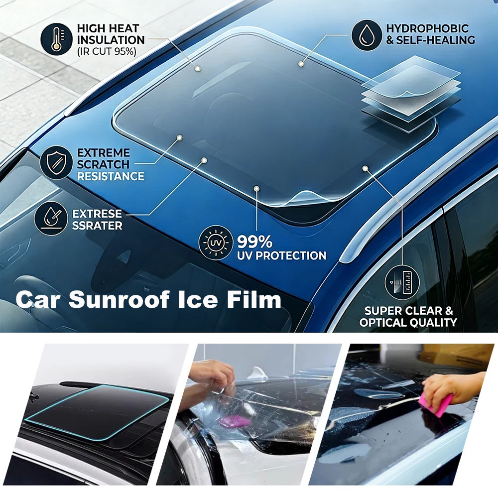7.5mil TPH Car Sunroof Ice Arm - đánh giá và giá Tinted Window Film