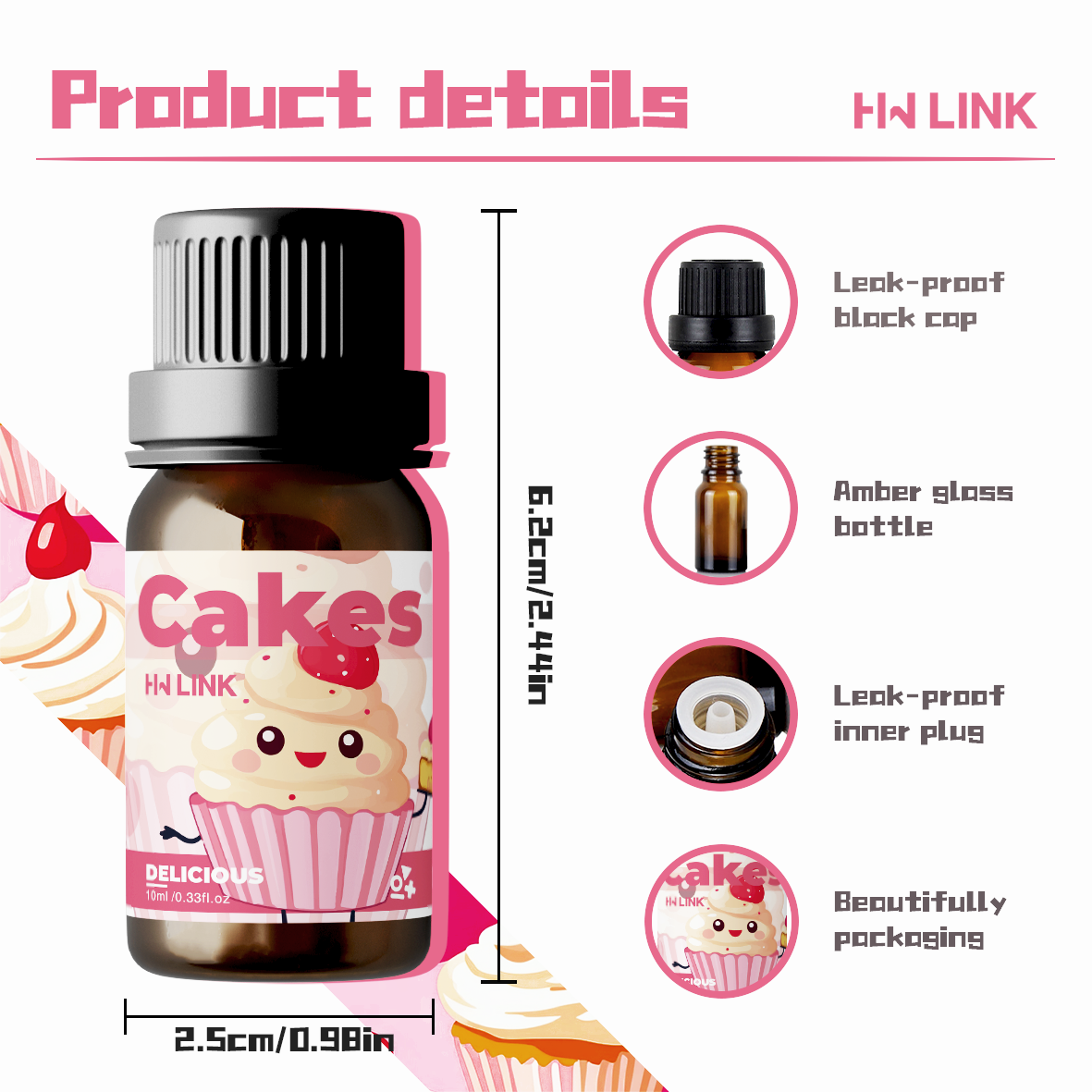 10ml Cakes Essential Oils  Can - đánh giá và giá Car Accessories Usa