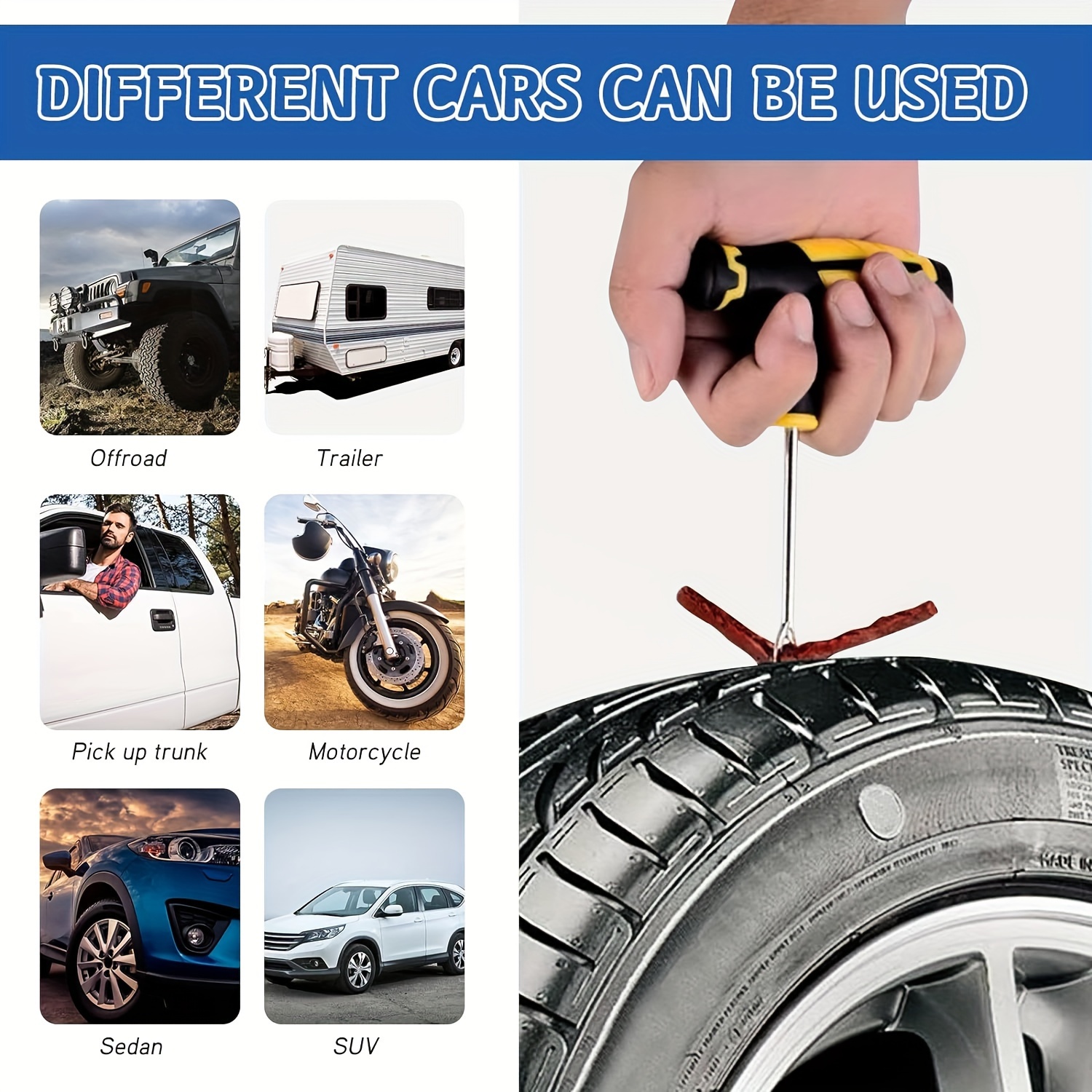 Emergency Heavy Duty Car Tire  - đánh giá và giá Car Emergency Tool Kit