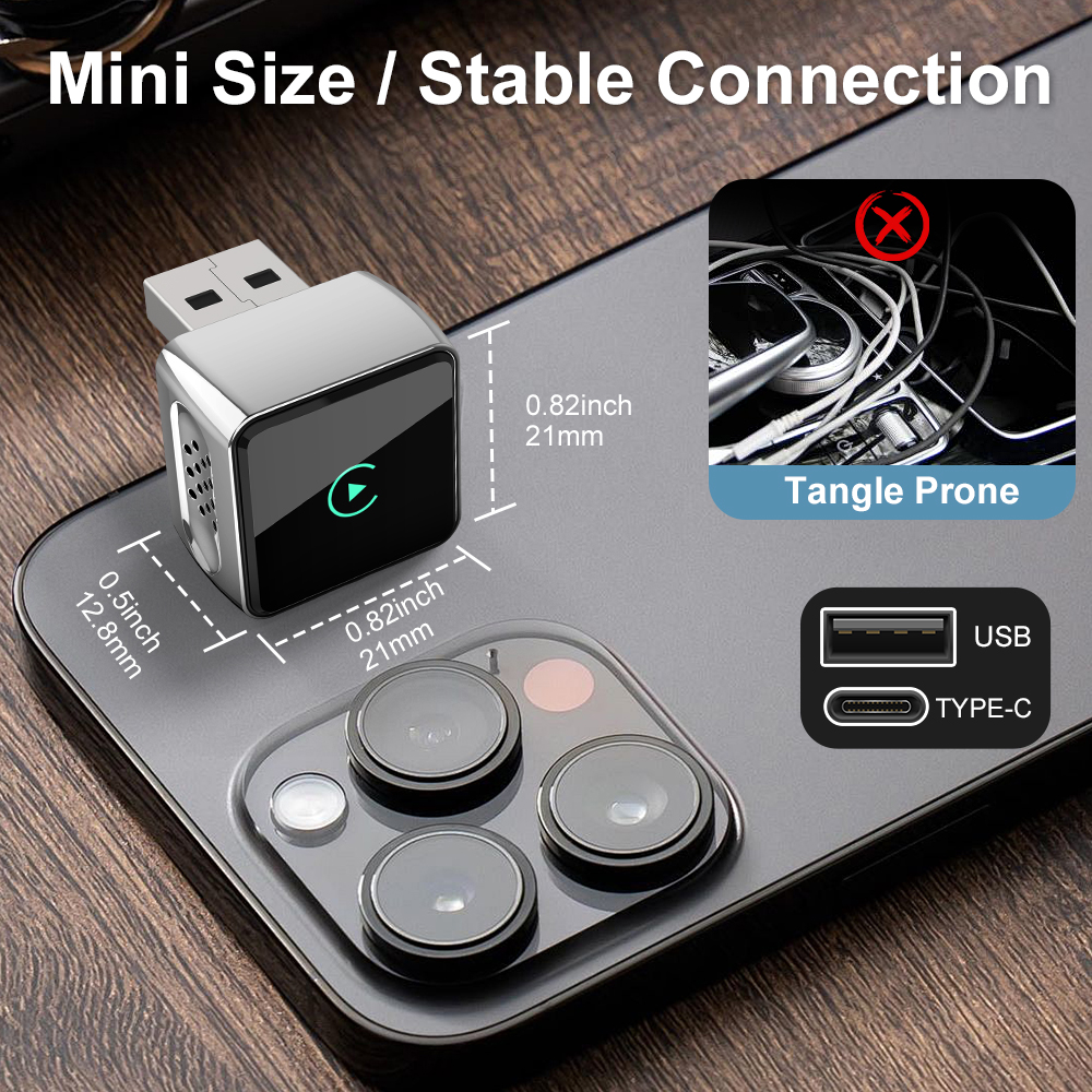 2 in 1 Wireless CarPlay Dongle - đánh giá và giá Car Accessories Usa