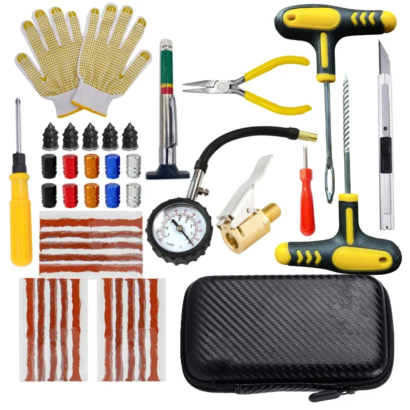 Car Motorcycle Tire Repair Kit - đánh giá và giá Car Emergency Tool Kit