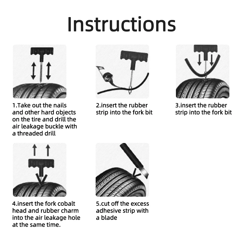 Car Motorcycle Tire Repair Kit - đánh giá và giá Car Emergency Tool Kit