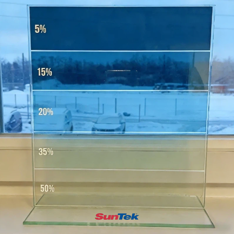 VLT 5%-75% Suntek Window Tint  - đánh giá và giá Tinted Window Film