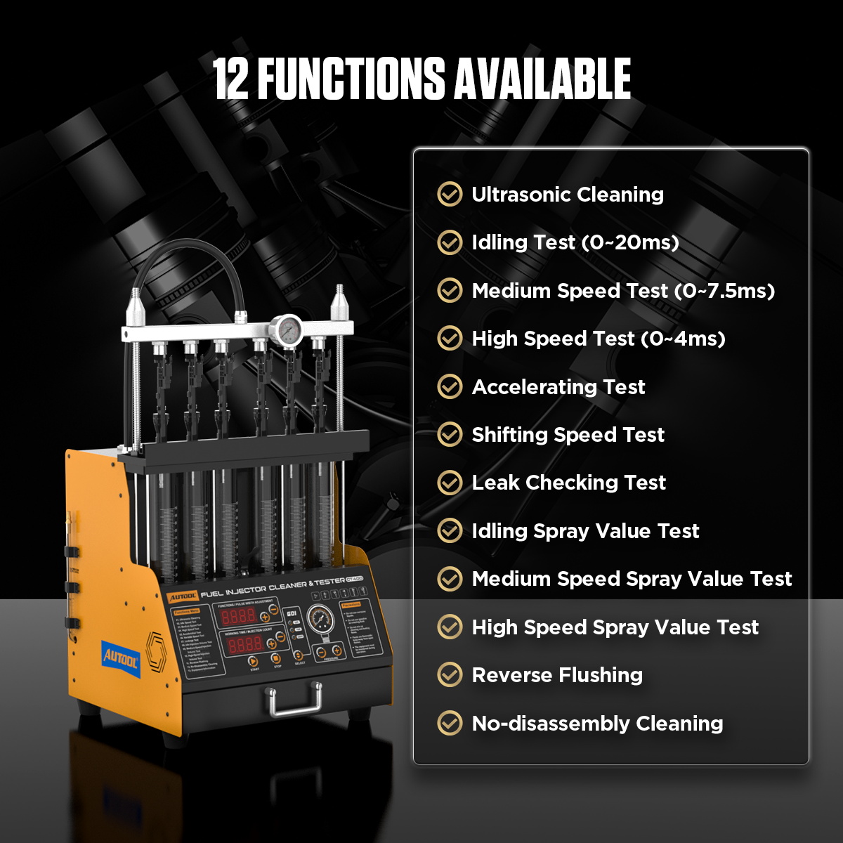 AUTOOL CT400 GDI EFI FEI Injec - đánh giá và giá Fuel Injector Cleaner