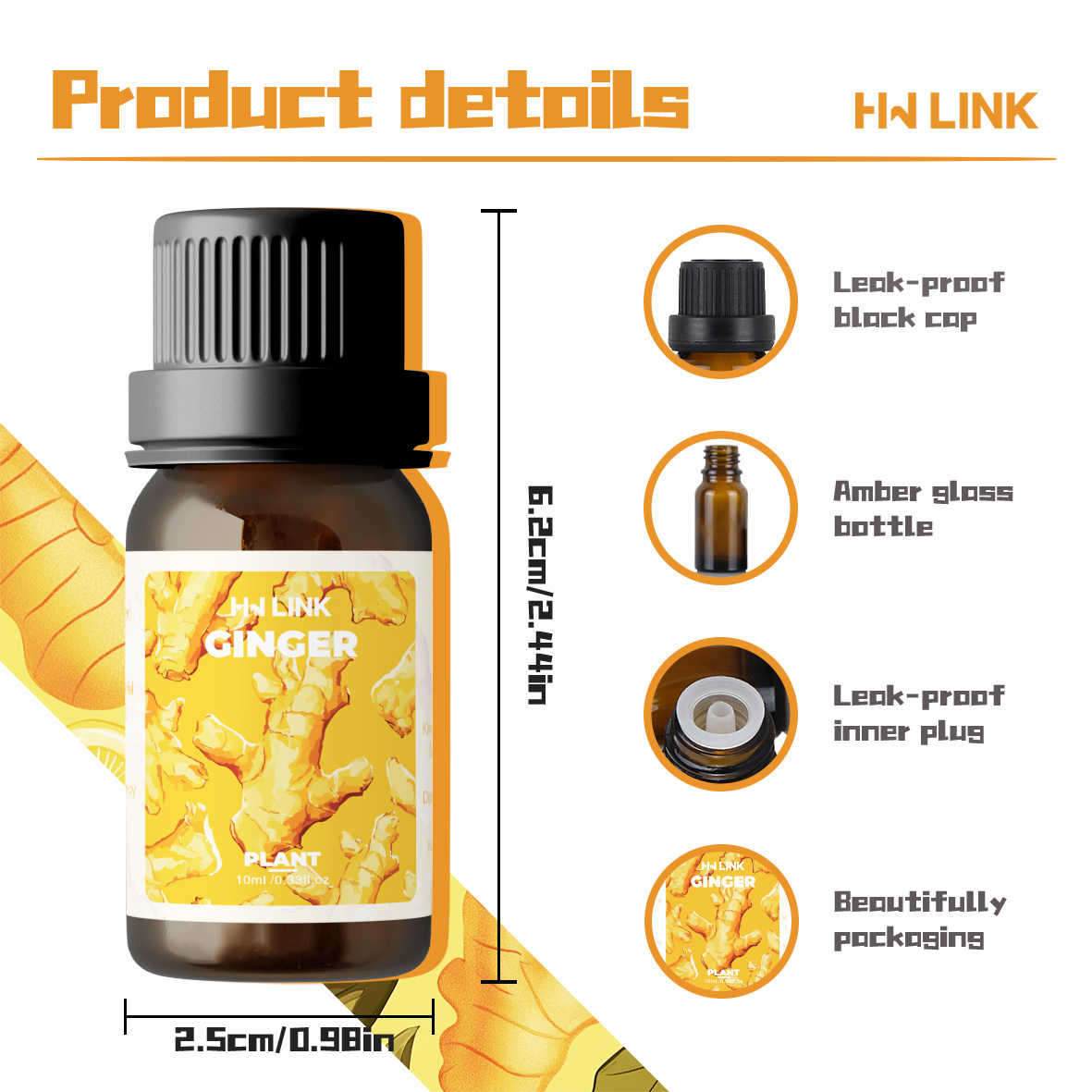 Ginger Oil 100%Pure Natural Gi - đánh giá và giá Car Accessories Usa