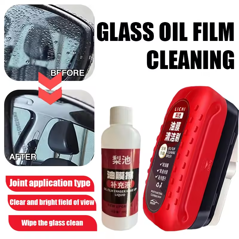 Car Glass Oil Film Remover Gla - đánh giá và giá Car Detailing Brush