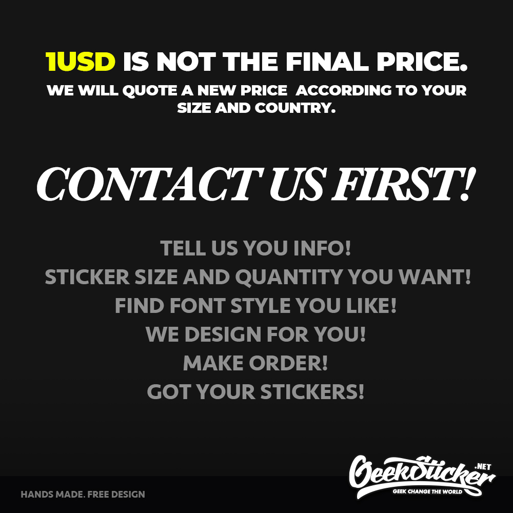 Custom Bussiness Name Sticker  - đánh giá và giá Car Accessories Name