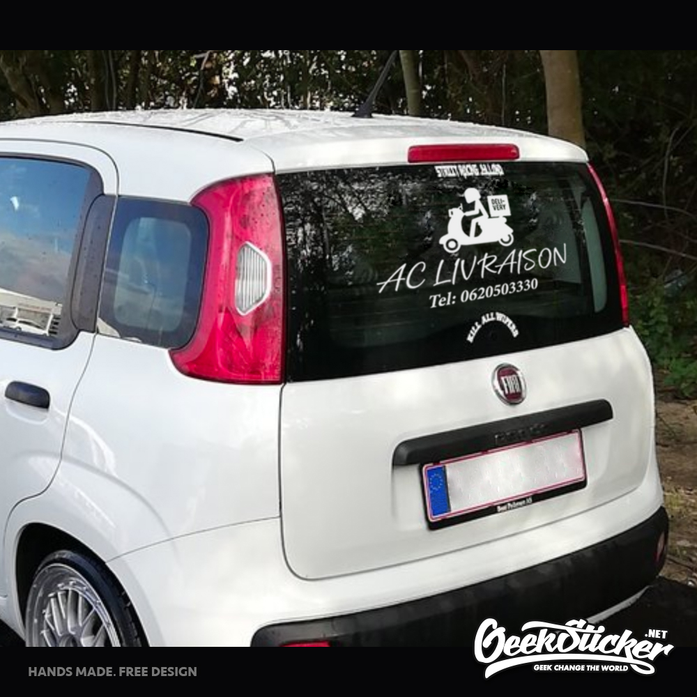 Custom Bussiness Name Sticker  - đánh giá và giá Car Accessories Name